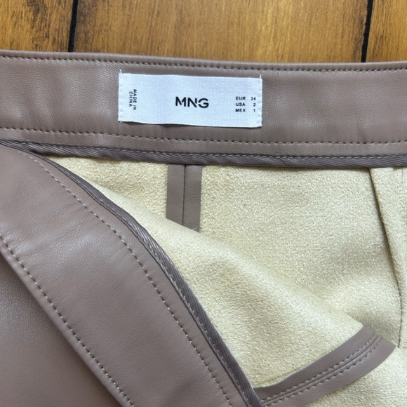 Like new Mango faux leather pencil skirt - Picture 3 of 3